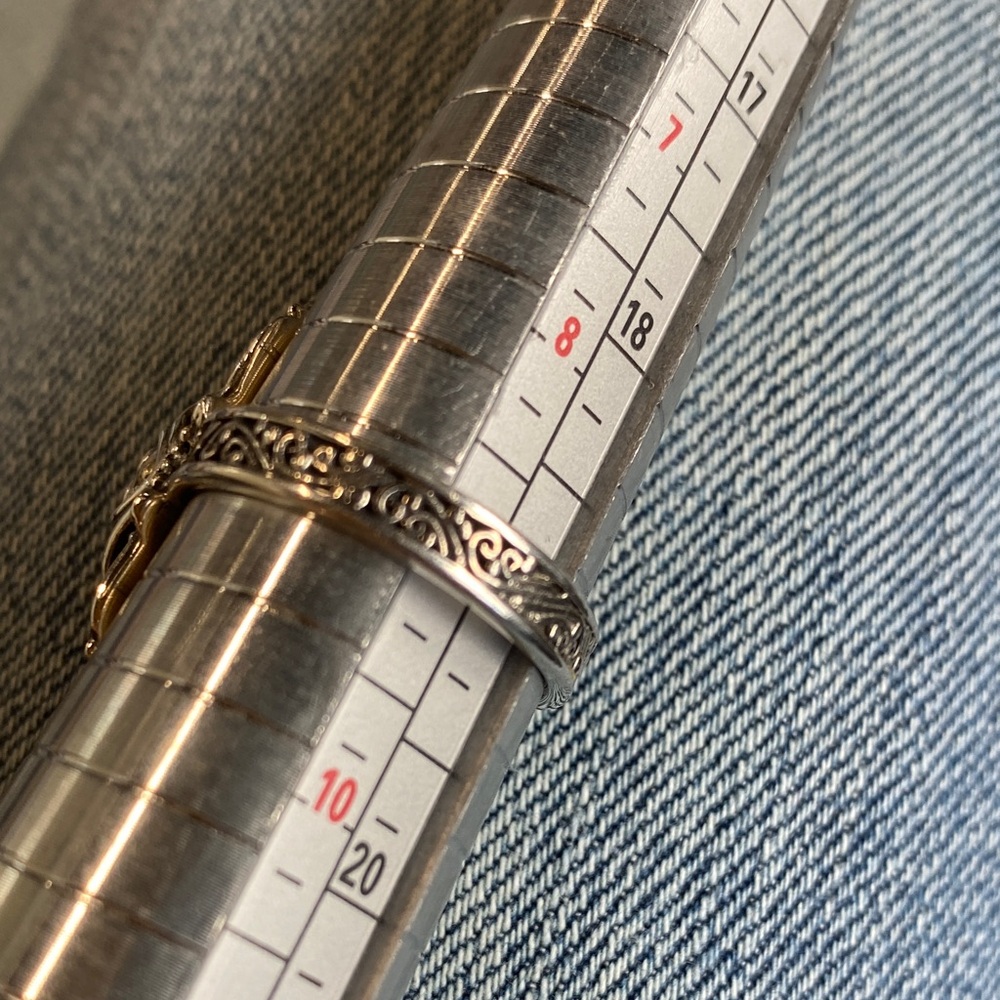 Sterling Silver And 14k Statement - image 6